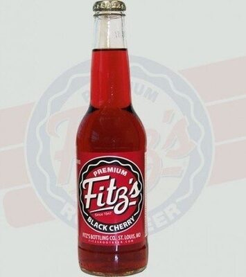 Caffeine Free Premium Black Cherry Soda, Black Cherry