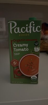 Pacific Foods Organic Creamy Tomato Soup, 32 oz Carton