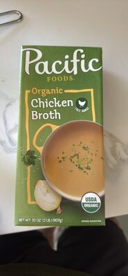 Pacific Foods Organic Free Range Chicken Broth, 32 oz Carton
