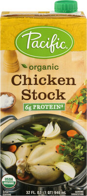 Pacific Foods Organic Chicken Stock, 32 oz Carton