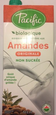 Organic Original Unsweetened Almond Non-Dairy Beverage, Original