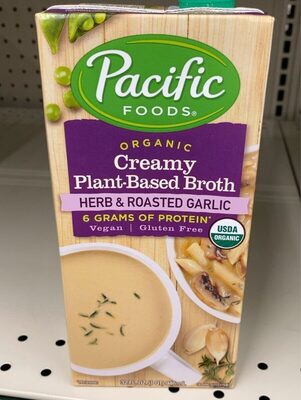 Organic Herb & Roasted Garlic Creamy Plant-Based Broth