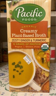 Organic Zesty Ginger & Turmeric Creamy Plant-Based Broth