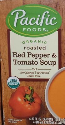 Pacific Foods Organic Roasted Red Pepper & Tomato Soup