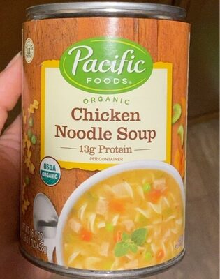 Pacific Foods Organic Chicken Noodle Soup, 16.1 oz Can