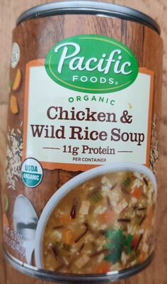 Pacific Foods Organic Chicken and Wild Rice Soup, 16.3 oz Can