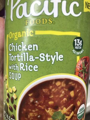 Pacific Foods Organic Chicken Tortilla Soup, 16.3 oz Can