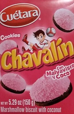 Chavalin Marshmallow Biscuit With Coconut Cookies, Coconut