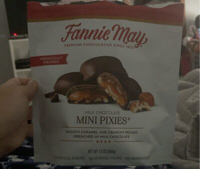 Milk Chocolate Smooth Caramel And Crunchy Pecans Drenched In Milk Chocolate Mini Pixies, Milk Chocolate