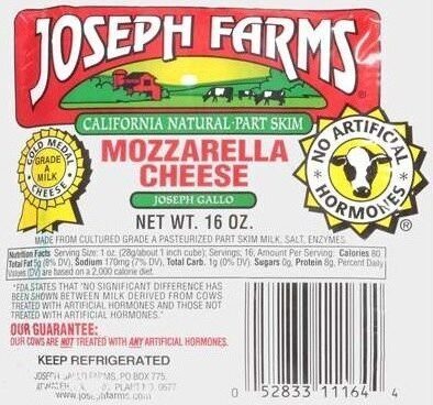 California Natural Cheese Part Skim Mozzarella