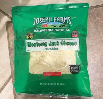 Monterey Jack Shredded Cheese, Monterey Jack