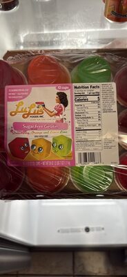 Strawberry, Orange And Lime Sugar Free Gelatin, Strawberry, Orange And Lime