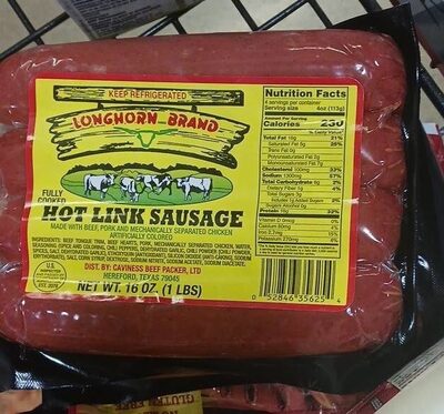 Hot Link Sausage, Hot Link