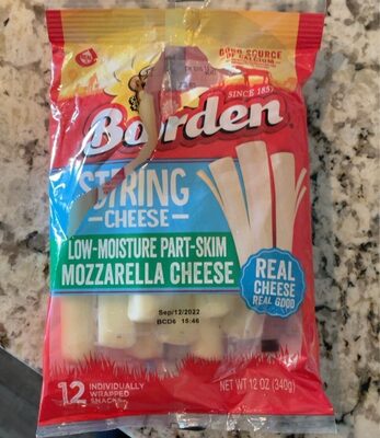 Low-Moisture Part-Skim Mozzarella String Cheese