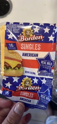 American Singles Pasteurized Prepared Cheese Product, American