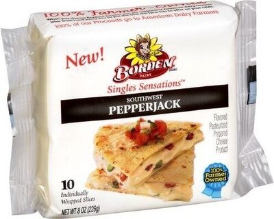 Southwest Pepperjack Flavored Pasteurized Prepared Cheese Product, Southwest Pepperjack