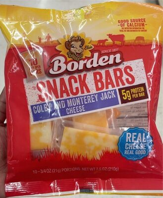 Colby And Monterey Jack Cheese Snack Bars