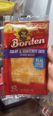 Colby & Monterey Jack Sliced Cheese, Colby & Monterey Jack