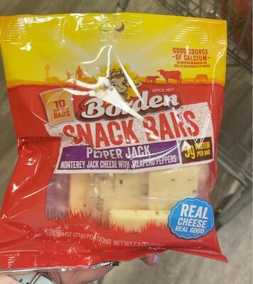 Pepper Jack Cheese Snack Bars