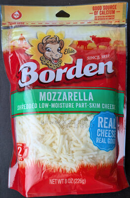 Mozzarella Shredded Low-Moisture Part-Skim Cheese, Mozzarella