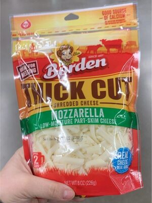 Mozzarella Low-Moisture Part-Skim Thick Cut Shredded Cheese, Mozzarella