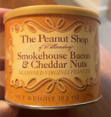 Smokehouse Bacon & Cheddar Nuts Seasoned Virginia Peanuts, Smokehouse Bacon & Cheddar Nuts