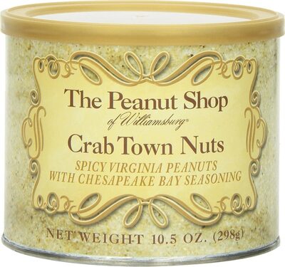 Crab Town Nuts Seasoned Virginia Peanuts, Crab Town Nuts