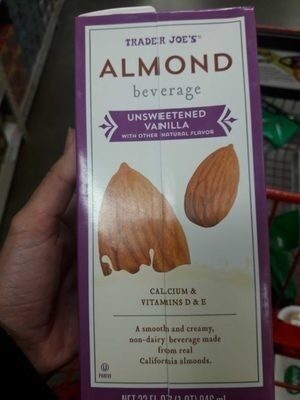 Almond Beverage, Unsweetened Vanilla