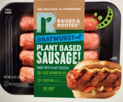 Bratwurst Style Plant Based Sausage!, Bratwurst Style