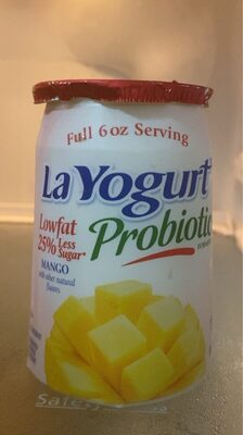 Probiotic Mango Blended Lowfat Yogurt, Mango