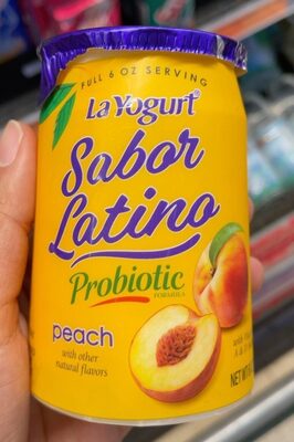 Probiotic Peach Blended Lowfat Yogurt, Peach