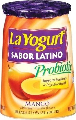 Probiotic Mango Blended Lowfat Yogurt, Mango
