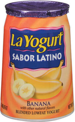 Probiotic Banana Blended Lowfat Yogurt, Banana