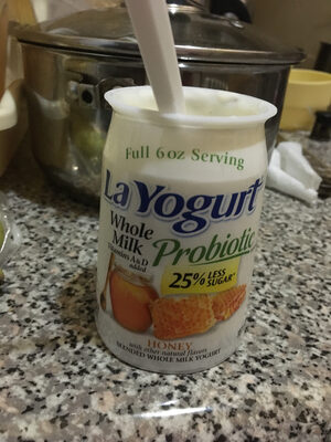 Probiotic Honey Blended Whole Milk Yogurt, Honey