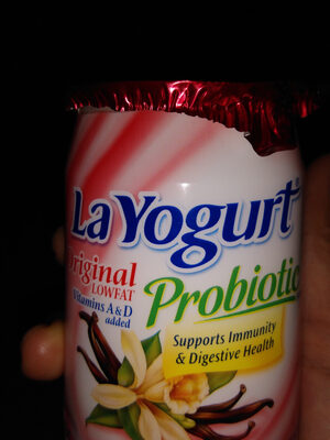 Probiotic Vanilla Blended Lowfat Yogurt, Vanilla