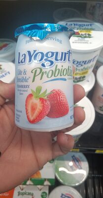 Probiotic Strawberry Blended Nonfat Yogurt, Strawberry