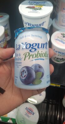 Probiotic Blueberry Blended Nonfat Yogurt, Blueberry