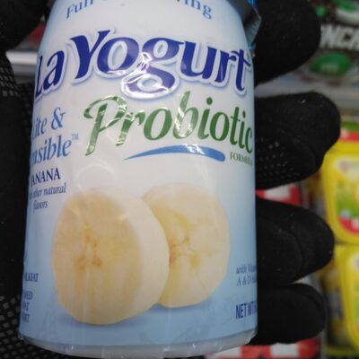 Probiotic Banana Blended Nonfat Yogurt, Banana
