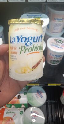 Probiotic Rich & Creamy Vanilla Blended Lowfat Yogurt, Vanilla