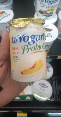Probiotic Rich & Creamy Peach Blended Lowfat Yogurt, Peach