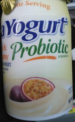 Probiotic Rich & Creamy Passion Fruit Blended Lowfat Yogurt, Passion Fruit