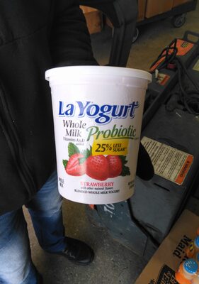 Probiotic Strawberry Blended Whole Milk Yogurt, Strawberry