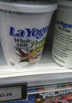 Probiotic Vanilla Blended Whole Milk Yogurt, Vanilla