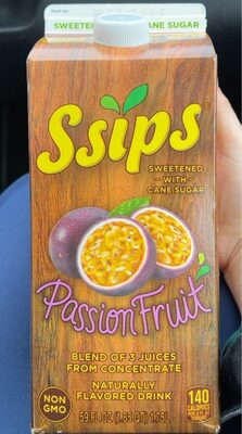 Passion Fruit Naturally Flavored Drink, Passion Fruit