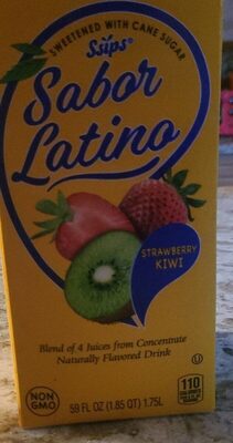 Strawberry Kiwi Naturally Flavored Drink, Strawberry; Kiwi