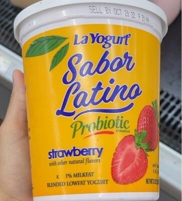 Probiotic Strawberry Blended Lowfat Yogurt, Strawberry