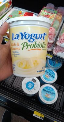 Probiotic Rich & Creamy Banana Blended Lowfat Yogurt, Banana