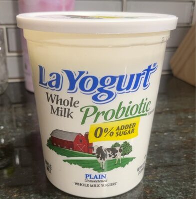 Probiotic Unsweetened Plain Whole Milk Yogurt