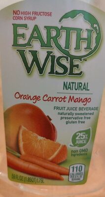 Orange Carrot Mango Fruit Juice Beverage, Orange Carrot Mango