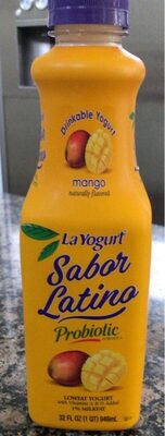 Probiotic Mango Drinkable Lowfat Yogurt, Mango